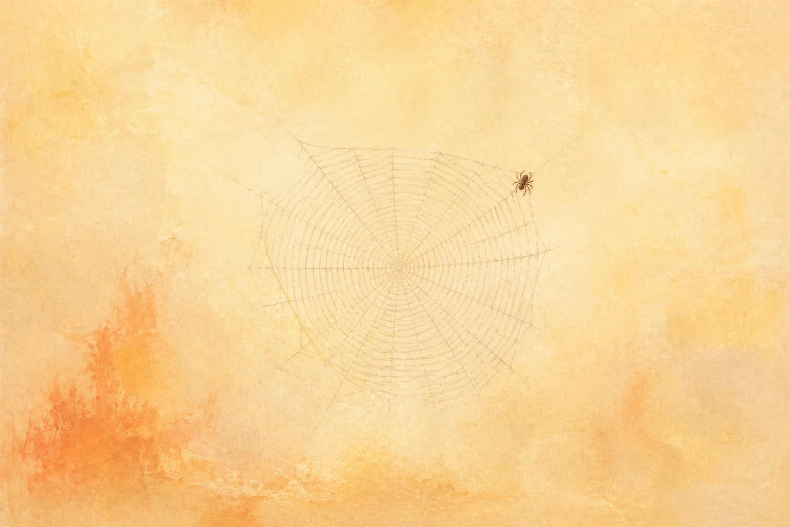 Spider web illustration